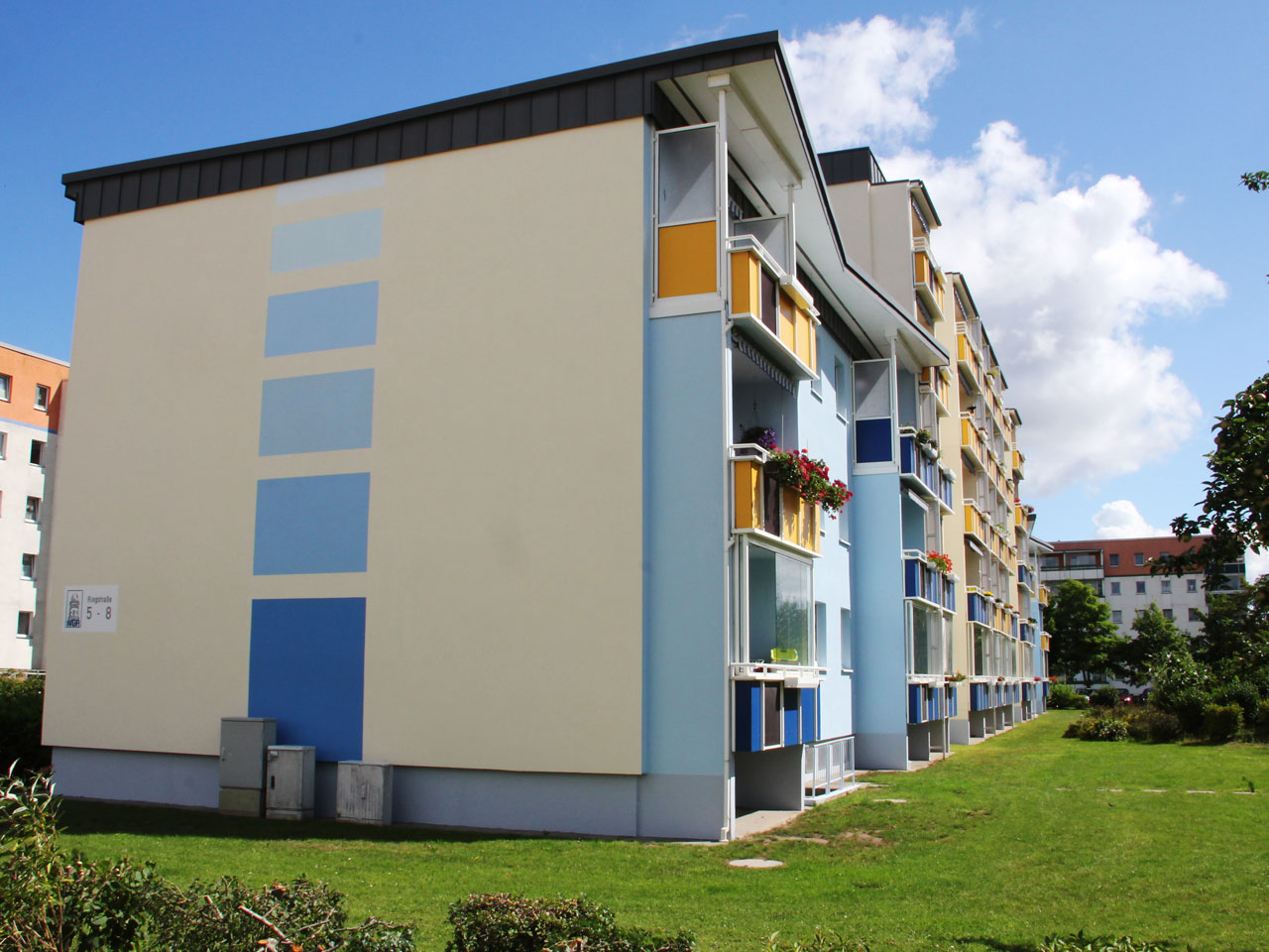 Ringstraße Samtens Giebelansicht