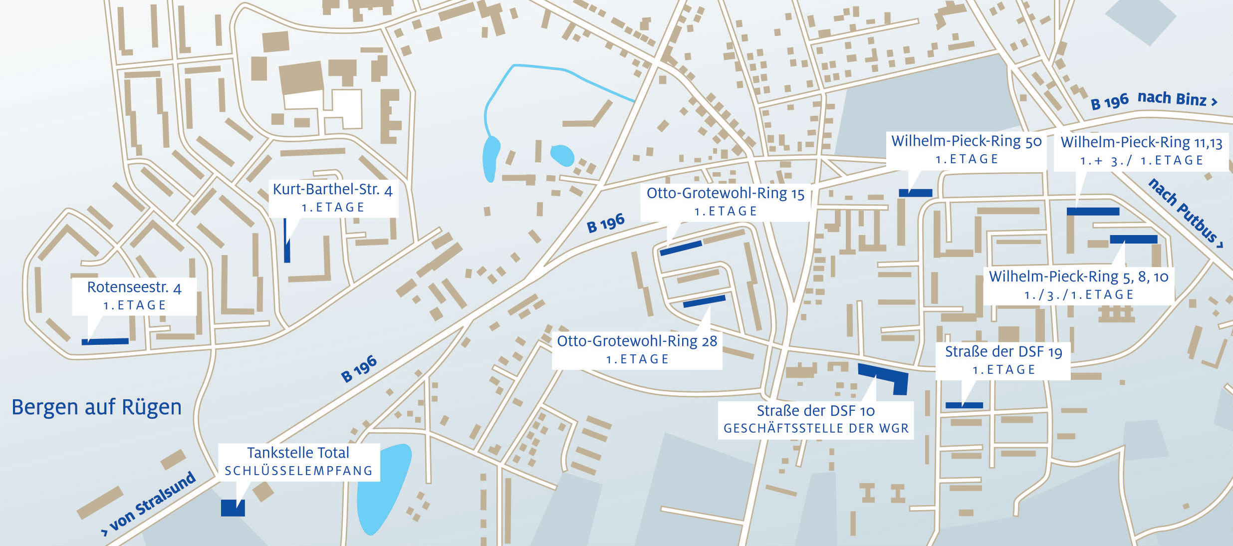 Übersichts Karte Gästewohnungen