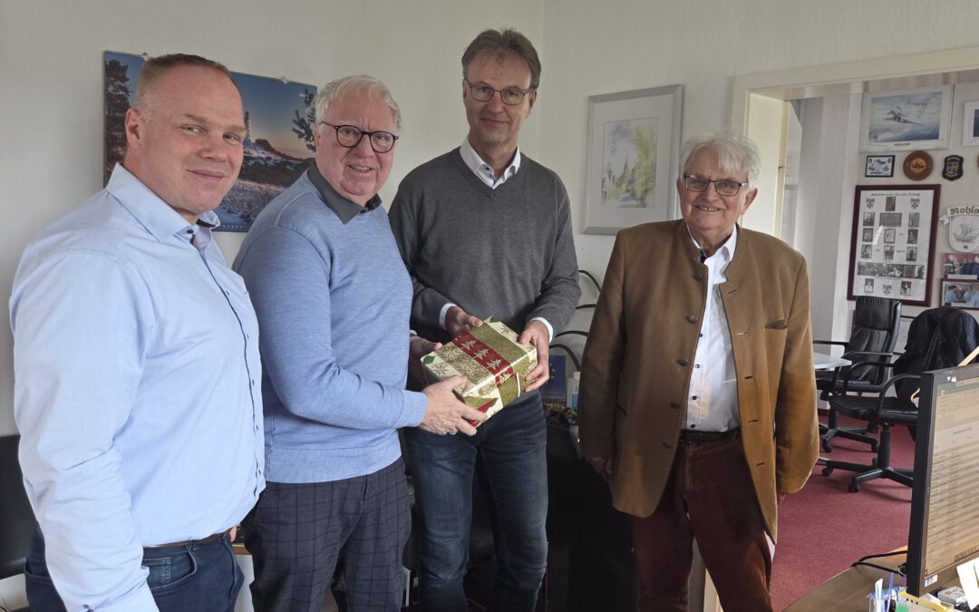 Spendenaktion zugunsten des Fördervereins der Freiwilligen Feuerwehr Bergen